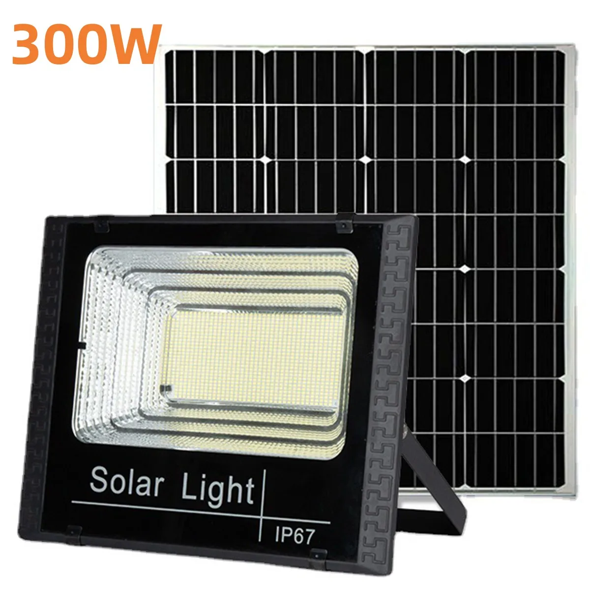 « Éclairage extérieur LED solaire télécommandé 300W » – Test et Avis