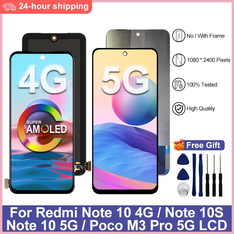 « Écran tactile LCD Super AMOLED pour Xiaomi Redmi Note 10 » – Test et Avis