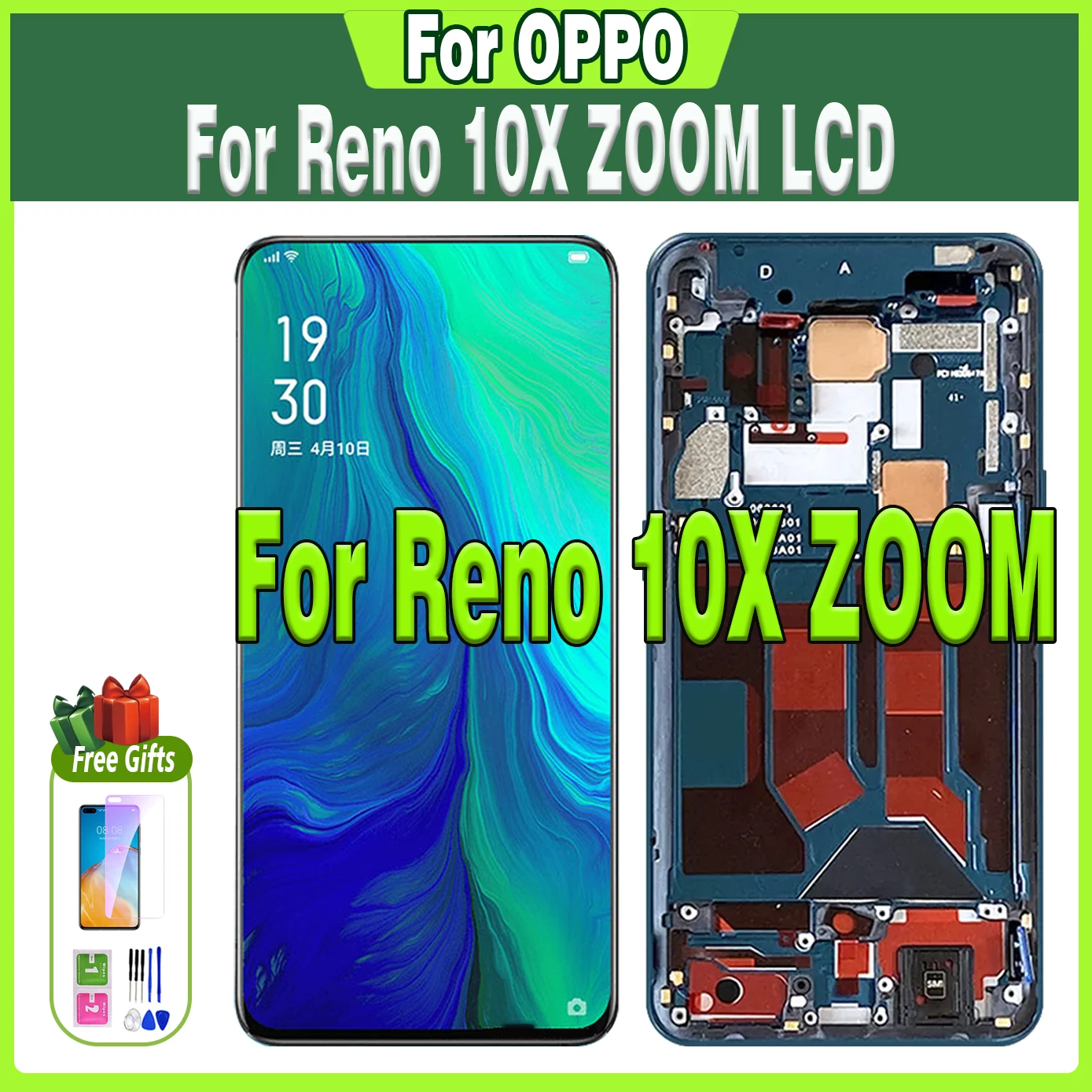 Écran tactile LCD original testé 6.6 pouces Oppo Reno 10x Zoom – Test et Avis