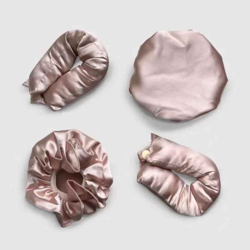 Ensemble de bigoudis sans chaleur en satin: boucles douces, sans chaleur, nouveau, 2 pièces – Test et Avis