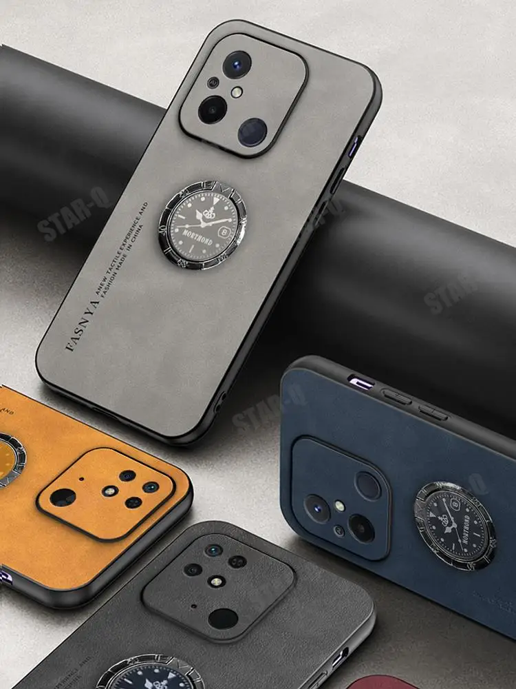 Étui cuir mouton avec anneau de support pour Xiaomi Redmi – Test et Avis