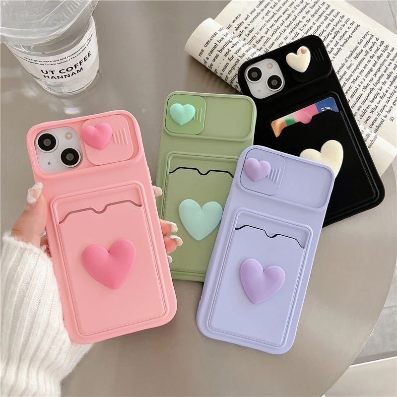 Étui en silicone pour cartes d’amour simple, iPhone 15, 14, 13, 12, 11, Pro, Max, 7, 8, Plus – Test et Avis