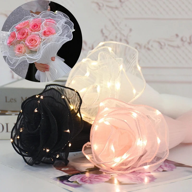 Fil ondulé avec lumières Led pour bouquet de fleuriste – Test et Avis
