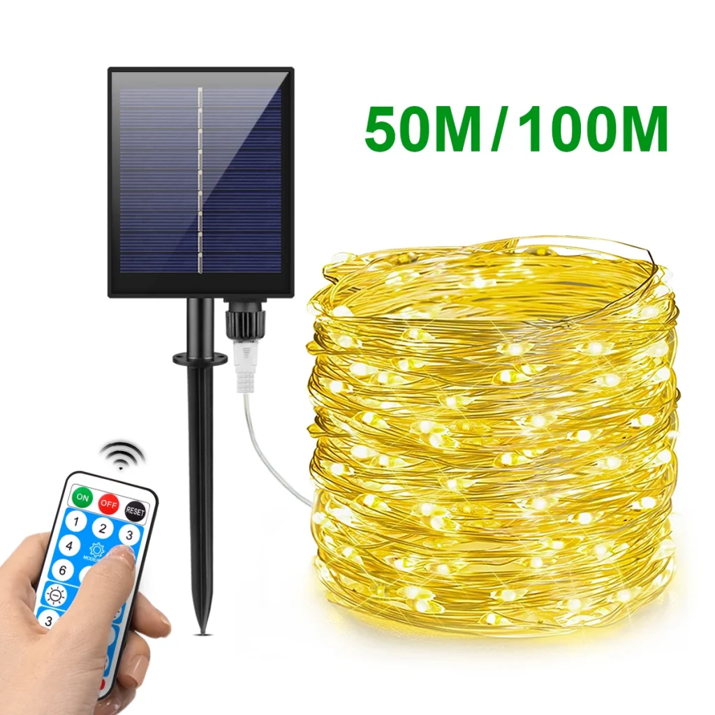 « Guirlande solaire rapide: 100M, 1000 LED » – Test et Avis