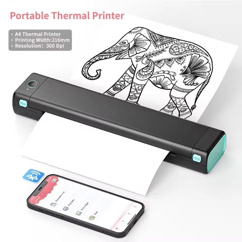 Imprimante thermique portable Bluetooth pour A4 – Test et Avis