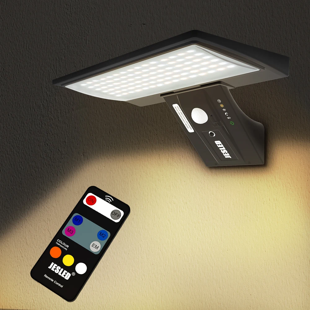 « JESLED Lumière solaire extérieure avec détecteur de mouvement » – Test et Avis
