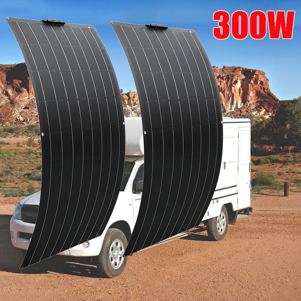 Kit panneau solaire flexible 12v – UE DHL expédition rapide. – Test et Avis