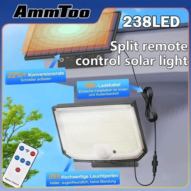 Lampe solaire avec détecteur de mouvement. – Test et Avis