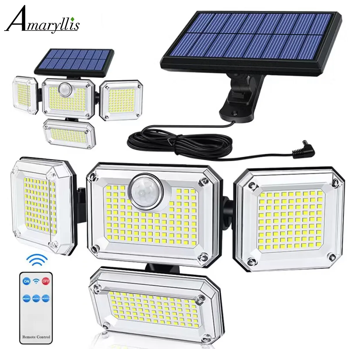 Lampe solaire étanche avec tête réglable. – Test et Avis