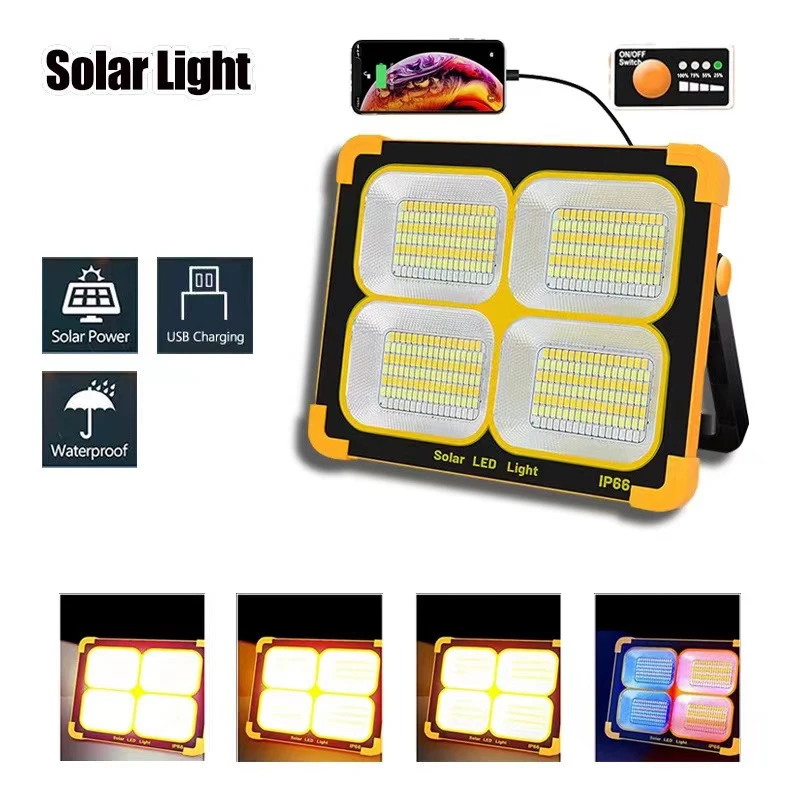 Lampe solaire rechargeable pour travaux extérieurs. – Test et Avis