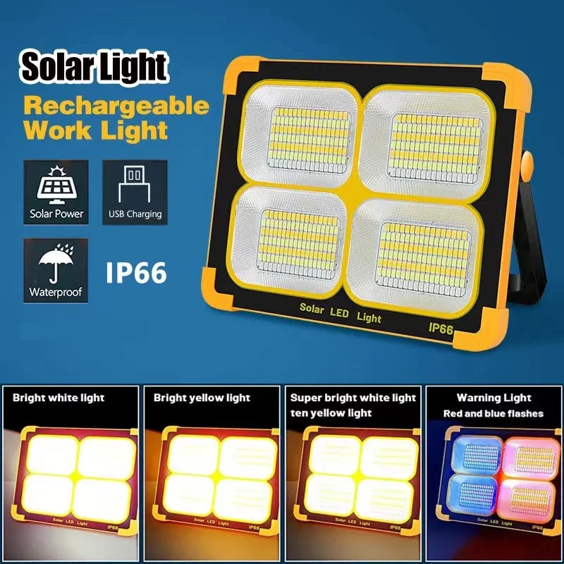 Lampe solaire rechargeable puissante pour travaux – Test et Avis