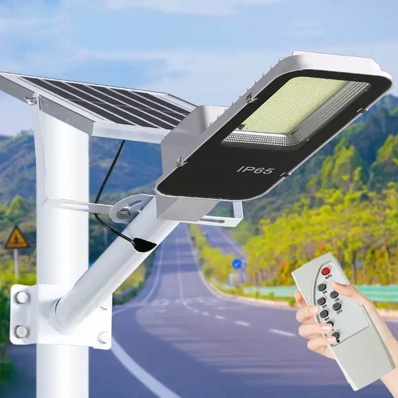 Lumière solaire jardin aluminium télécommande étanche. – Test et Avis