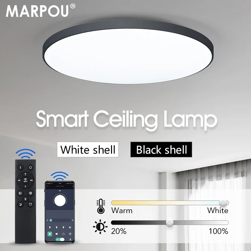 « MARPOU – Plafonnier LED intelligent, télécommande » – Test et Avis