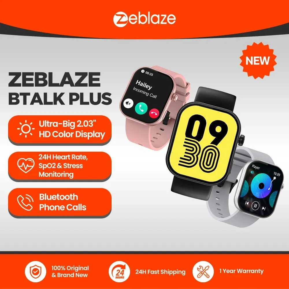 Montre intelligente Zeblaze-BantiPlus pour Homme et Femme – Test et Avis