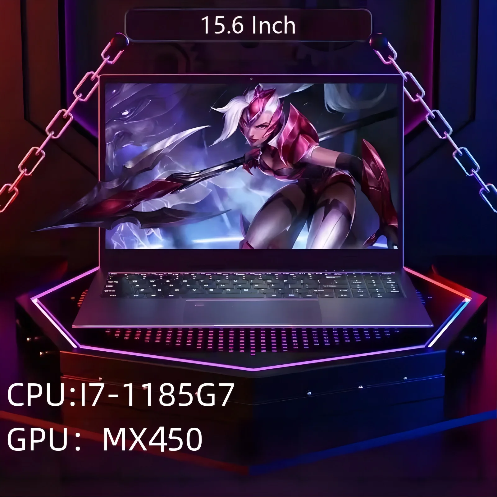 PC gaming i7-1185G7 MX450 15.6″, Windows 11/10 Pro, boîtier métal – Test et Avis
