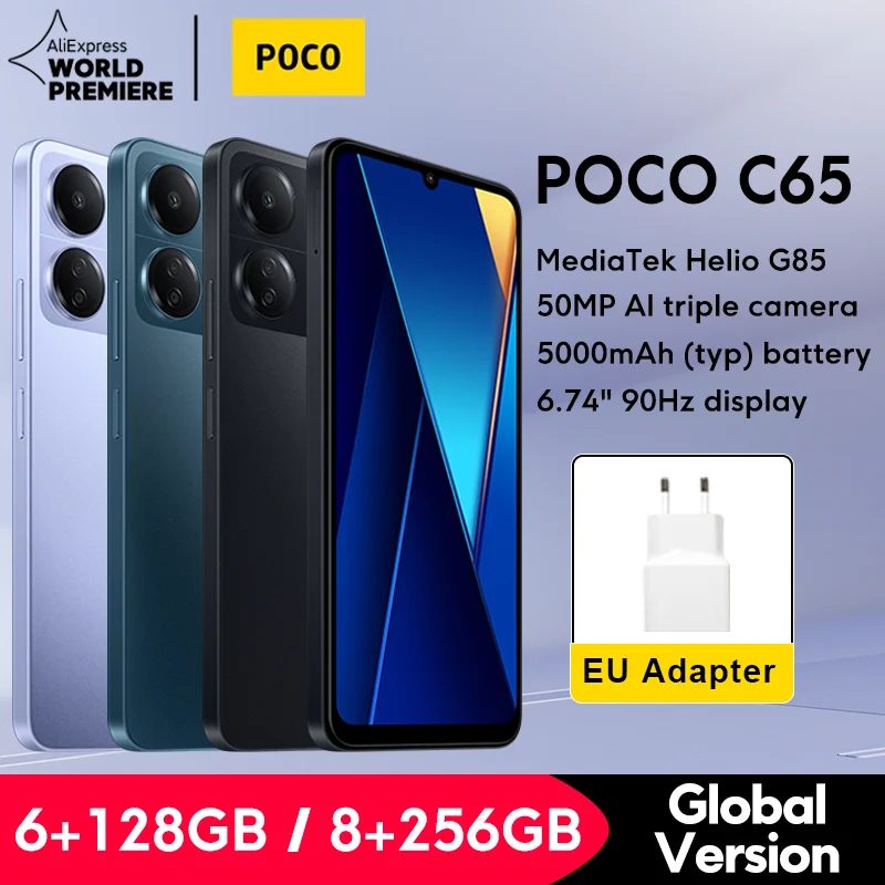 « POCO C65 : MediaTek, Helio G85, Octa Core » – Test et Avis