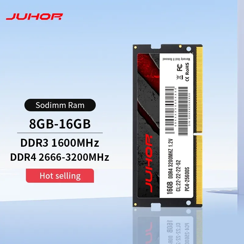 Performances élevées pour ordinateur portable avec JUHOR Memoria Ram DDR4 et DDR3 8GB – Test et Avis