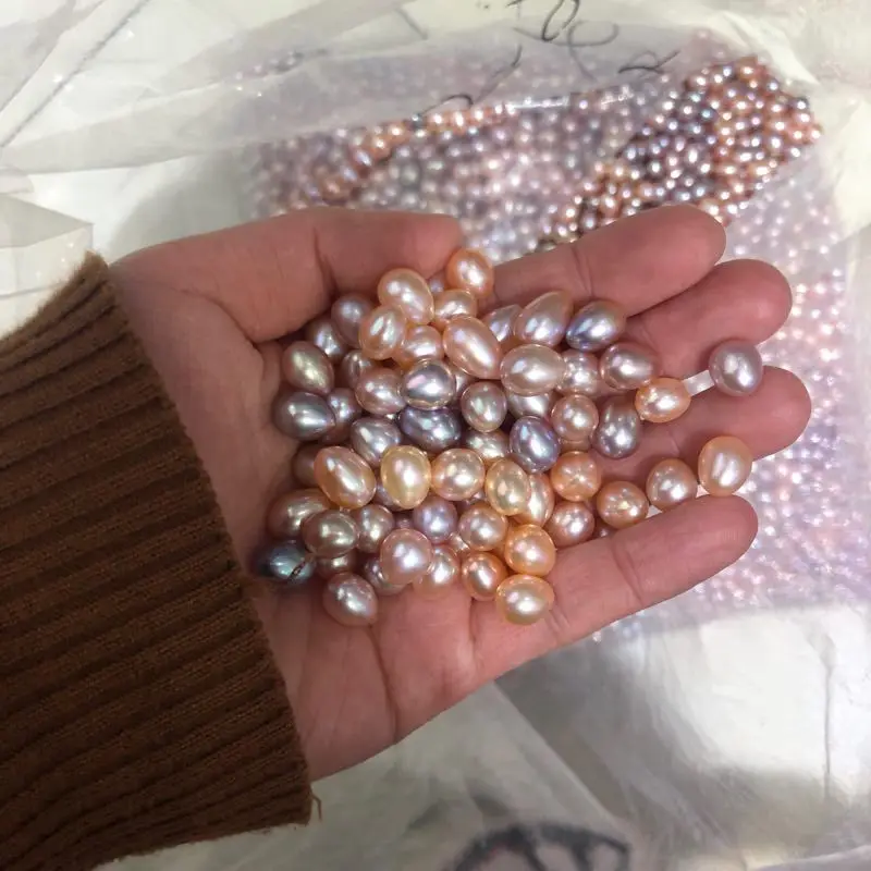 Perles riz 3A, style mignon, couleurs variées. – Test et Avis
