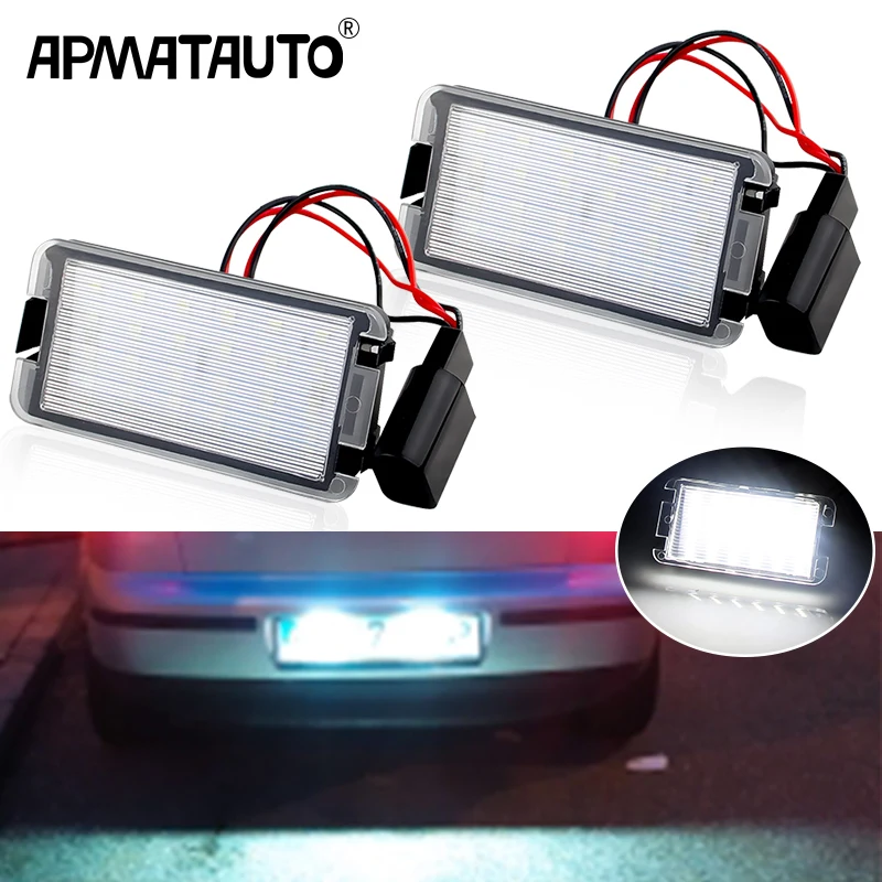 Plaques d’immatriculation LED blanches pour Renault. – Test et Avis