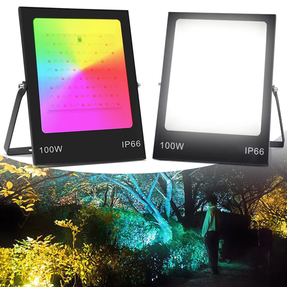 « Projecteur LED RGB, puissances variées, éclairage extérieur » – Test et Avis