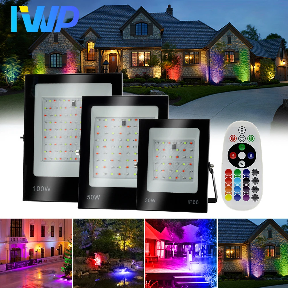 Projecteur LED étanche pour extérieur, 220V, 30/50/100/200W – Test et Avis