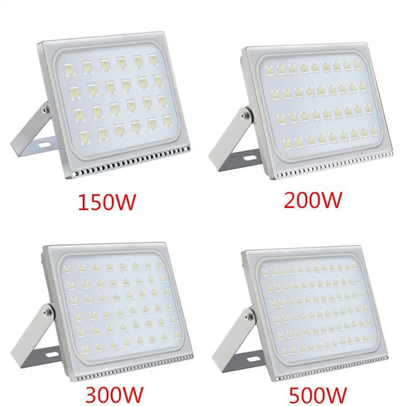 Projecteur LED extérieur IP65, ultrafin, 150/200/300/500W – Test et Avis