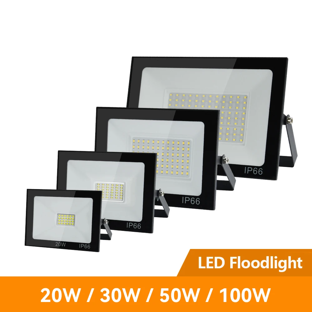 « Projecteur LED extérieur large faisceau 220V » – Test et Avis