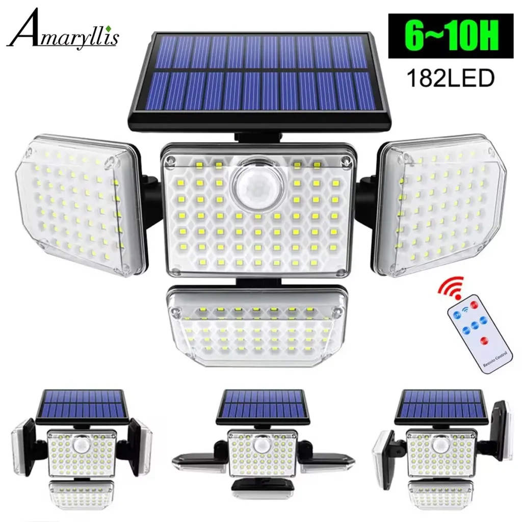 Projecteur de sécurité solaire multipurpose LED – Test et Avis