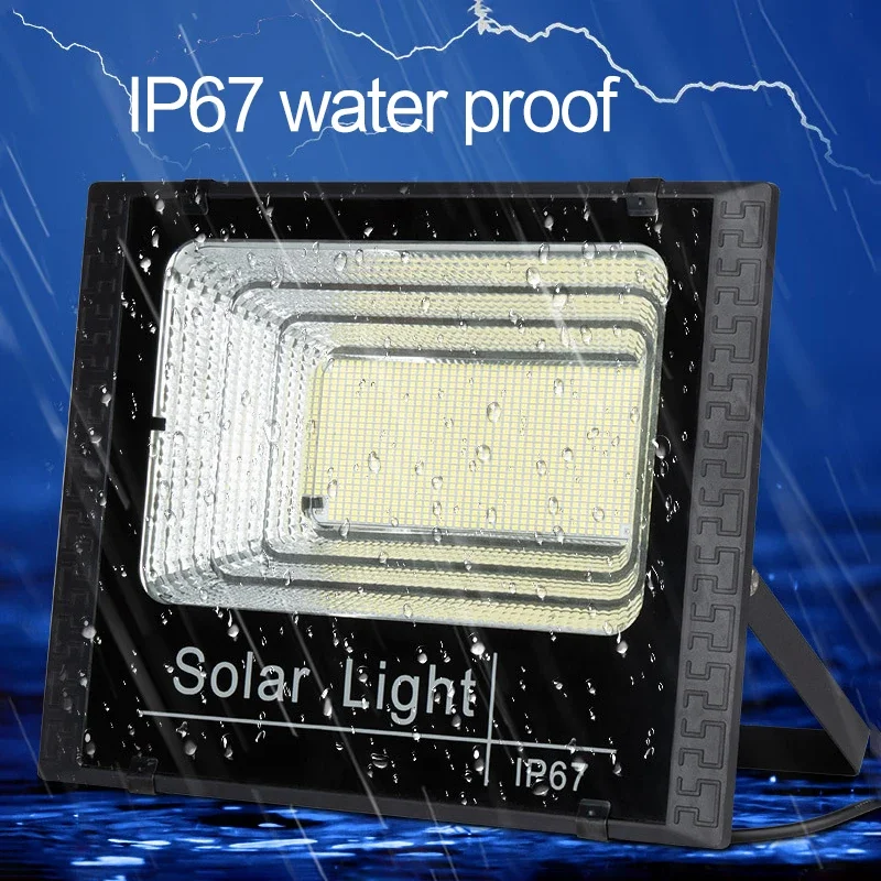 Projecteur solaire LED avec télécommande, extérieur, 50W-500W – Test et Avis