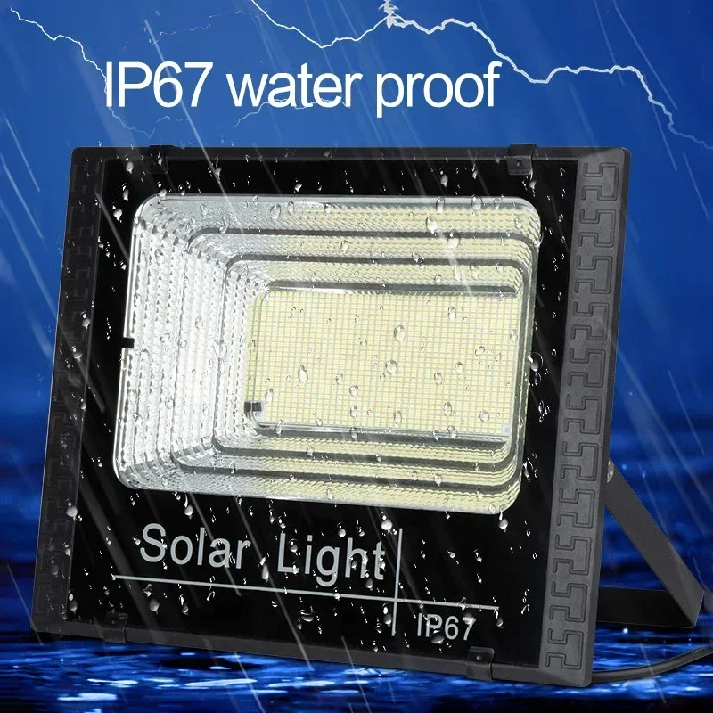« Projecteur solaire LED étanche extérieur, 50-500W » – Test et Avis