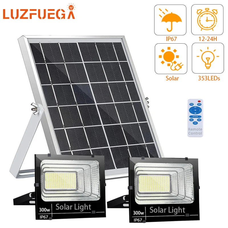 « Projecteur solaire étanche 300W pour extérieur » – Test et Avis
