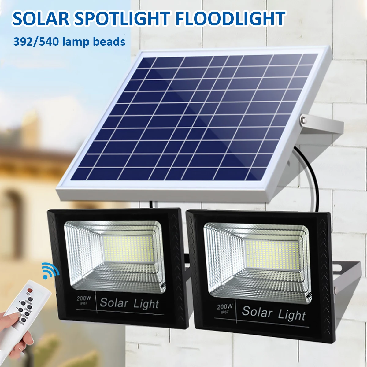 « Projecteur solaire super lumineux extérieur » – Test et Avis