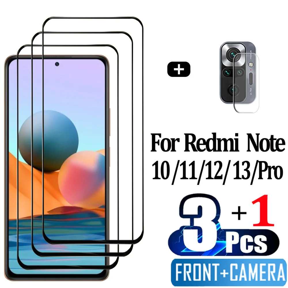 « Protection d’écran en verre trempé pour Xiaomi Redmi Note 10, 11, 12, 13 Pro 5G et Note 12S, 11S, 10S – Protecteurs d’écran et film de caméra » – Test et Avis