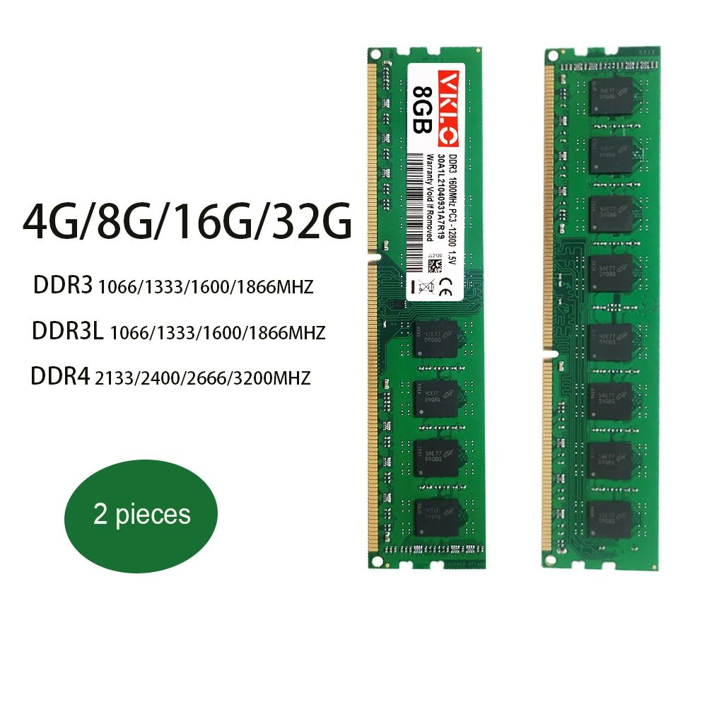 RAM DDR3/DDR3L DIMM: capacités et vitesses variées. – Test et Avis