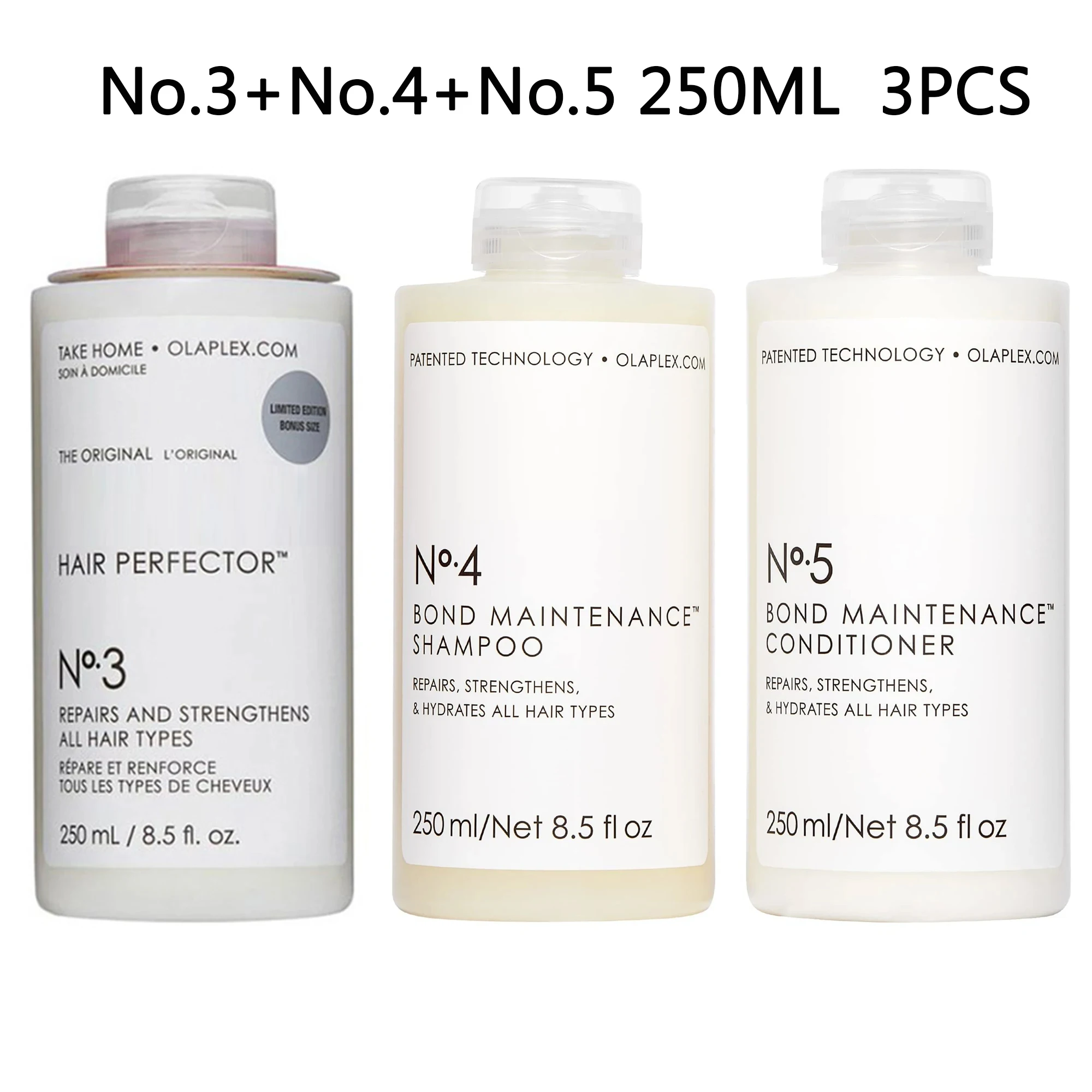 Set Shampooing & Après-Shampoing Pro, Répare & Renforce Cheveux, 250ml, N3, N4, N5 – Test et Avis