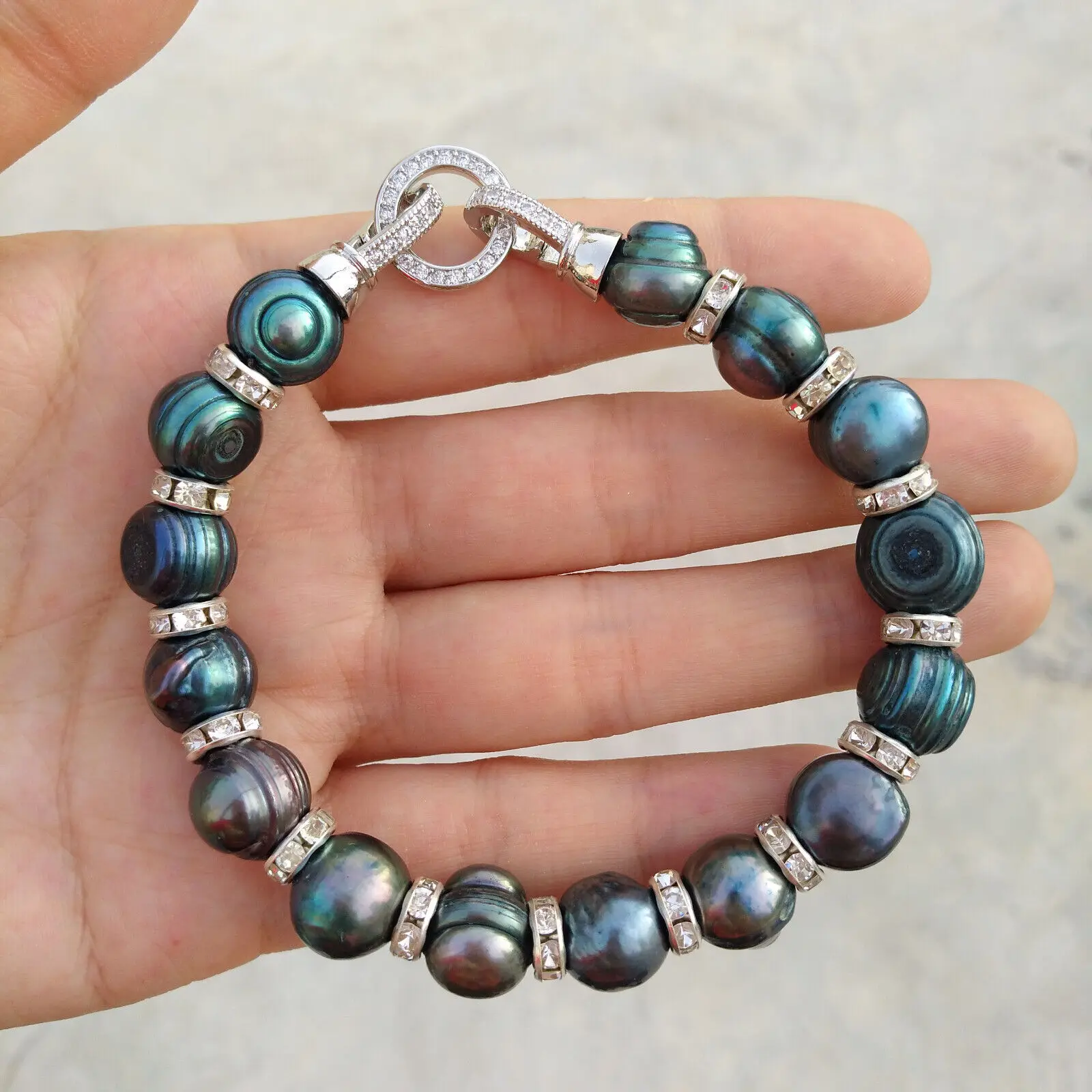 Superbe bracelet baroque de perles tahitiennes. – Test et Avis