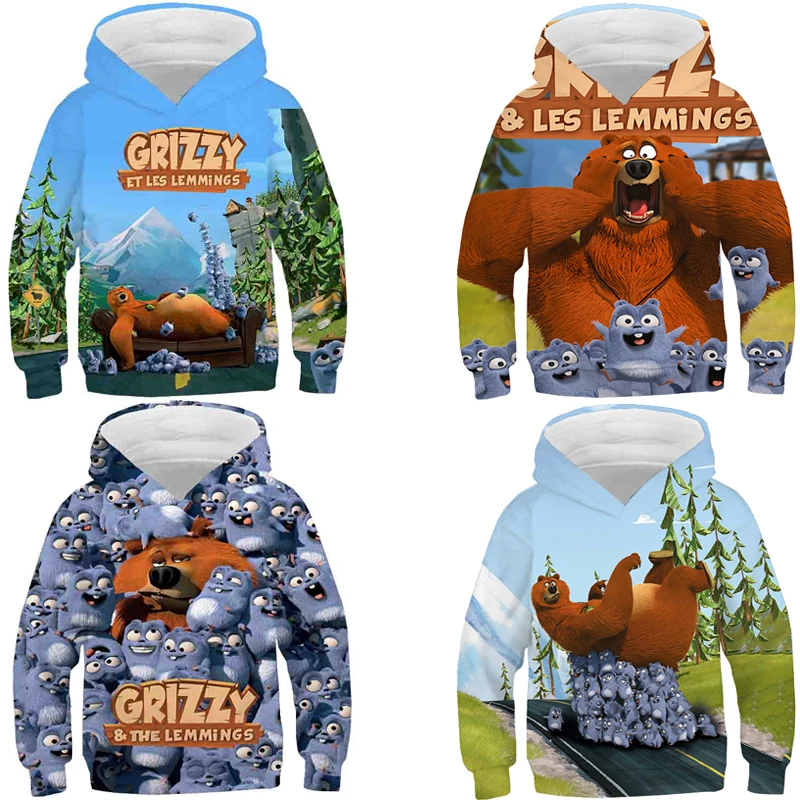 Sweat à capuche Grizzy et les Lemmings Kawaii. – Test et Avis
