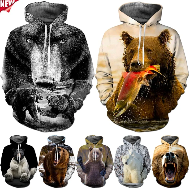 Sweat-shirt ours imprimé 3D pour couple – Test et Avis