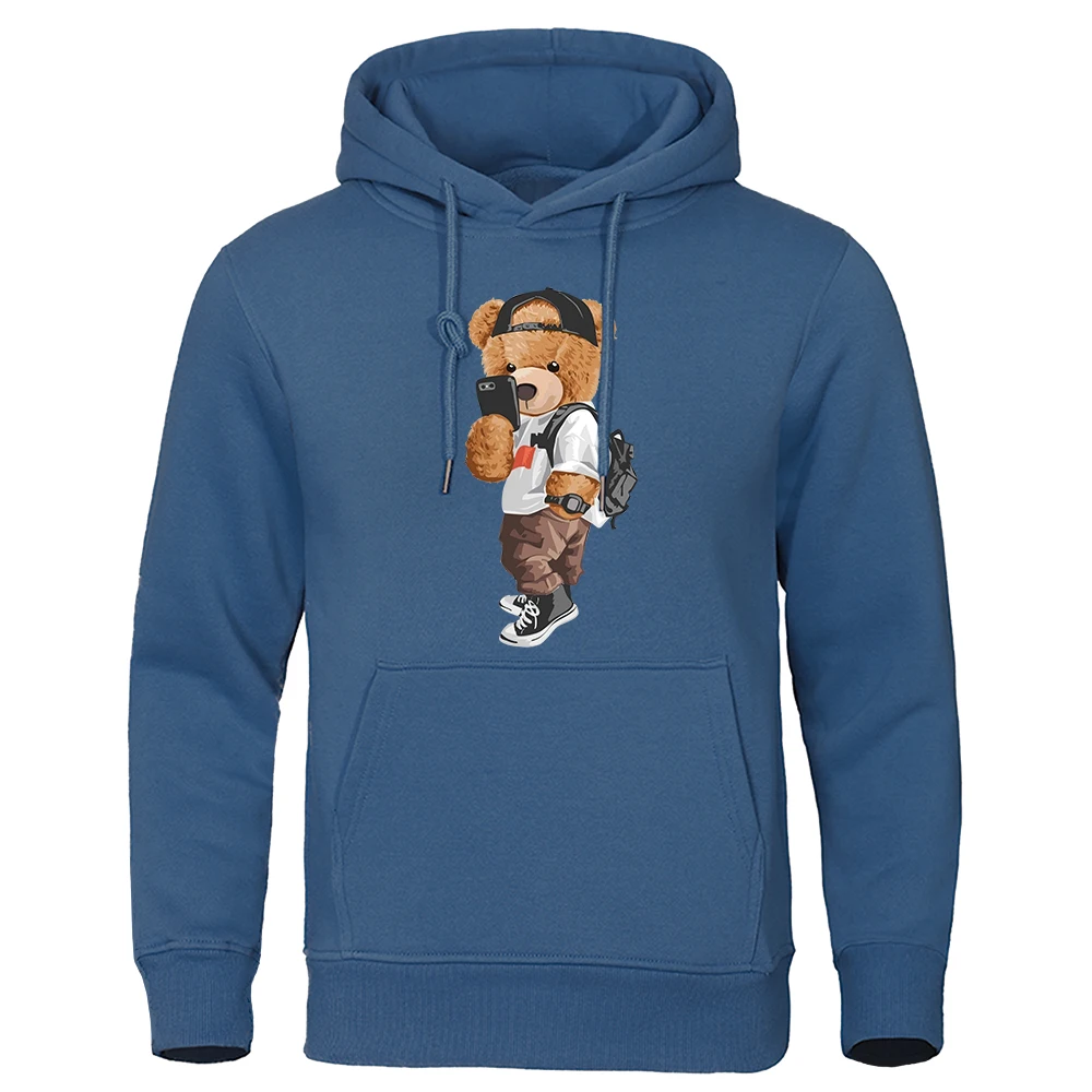 Titre : « Sweat à capuche Teddy Bear Selfie » – Test et Avis