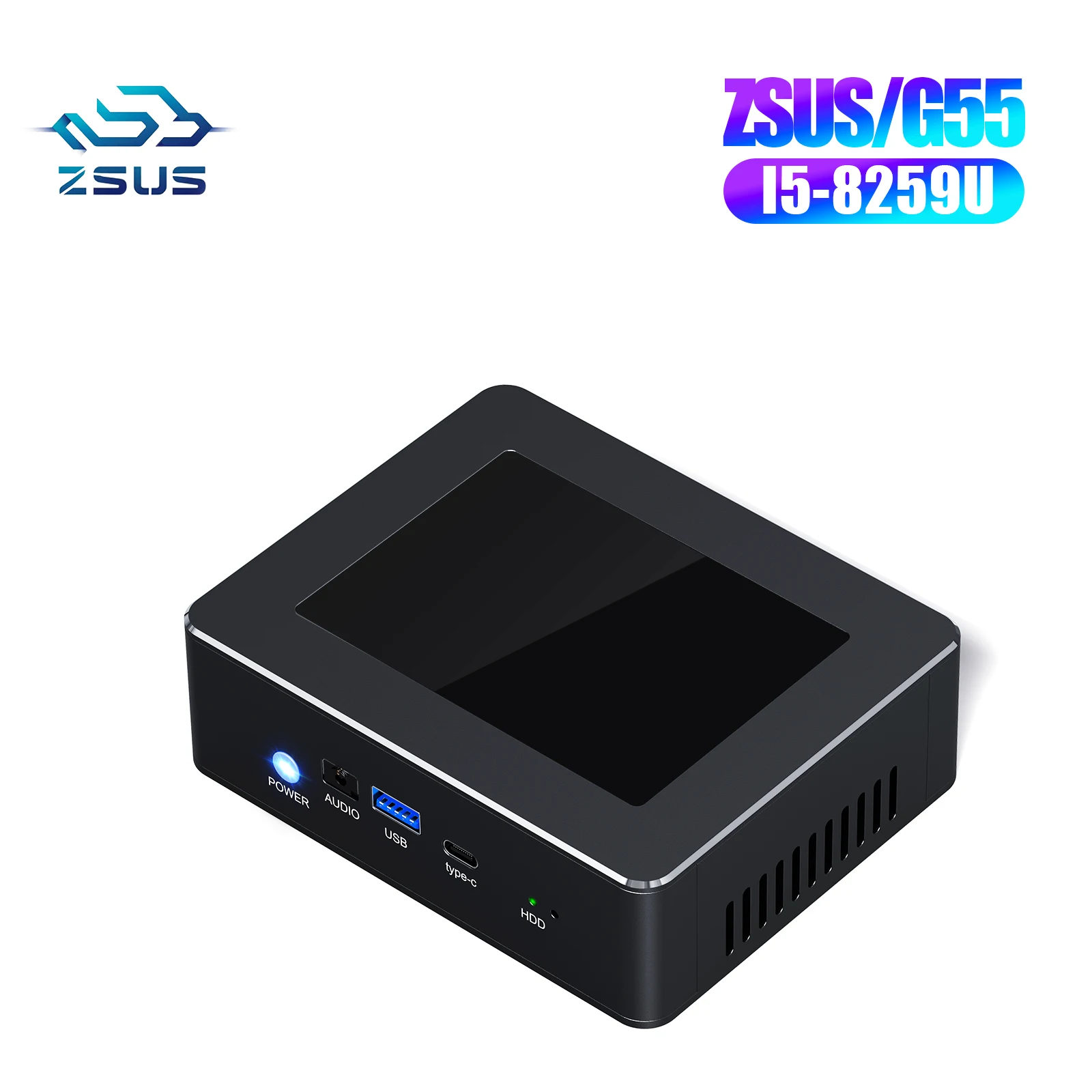 « ZSUS Mini PC Intel i5-8259U Windows 11 Pro – Touristes-canal DDR4/HDMI2.0 4K UHD/touristes WiFi/BT/USB 3.2 » – Test et Avis