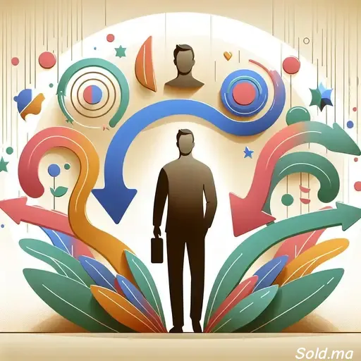 illustration de la discipline personnelle et des distractions