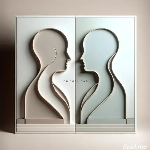illustration du concept de l'écart d'empathie et émotions futures