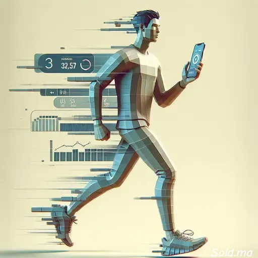 illustration de la visualisation des efforts réalisés